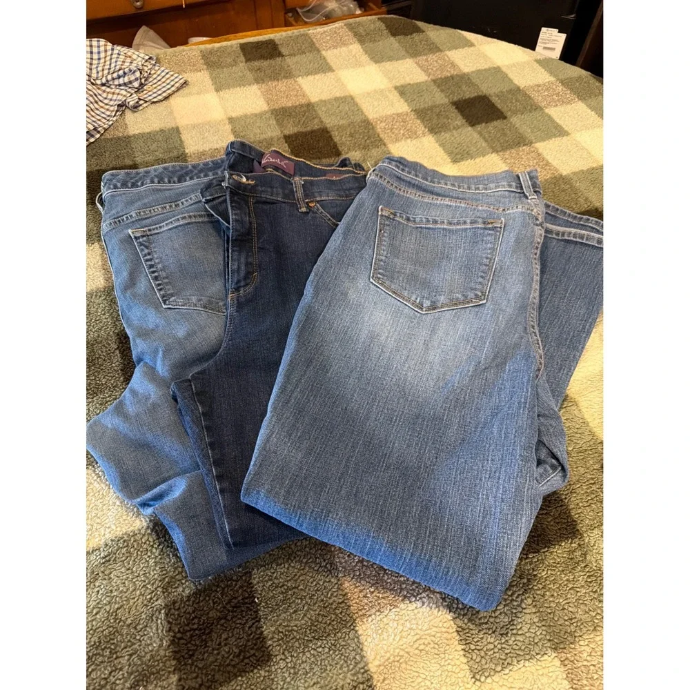 Womens Jeans Bundle Size‎ 14 Old Navy Curvy Gloria Vanderbilt Amanda 3 Pairs